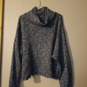 Cowneck turtleneck sweater